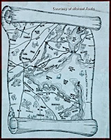 Tin Map 13.625x10.75